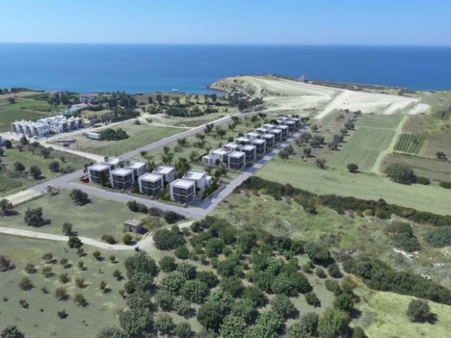 Prestigeträchtiges Super-Luxus-Villenprojekt in Kyrenia Çatalköy, 100 Meter vom Meer entfernt, mit 3+2- und 5+2-Optionen