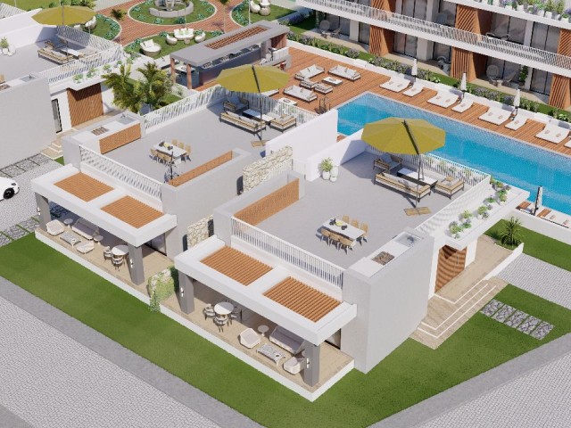 Opportunity from the Project in KARPAZ, the most beautiful and natural region of Cyprus. Located in a site with a private garden and a shared pool.