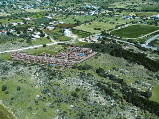 Opportunity from the Project in KARPAZ, the most beautiful and natural region of Cyprus. Located in a site with a private garden and a shared pool.