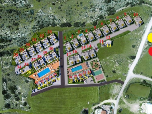 Opportunity from the Project in KARPAZ, the most beautiful and natural region of Cyprus. Located in a site with a private garden and a shared pool.