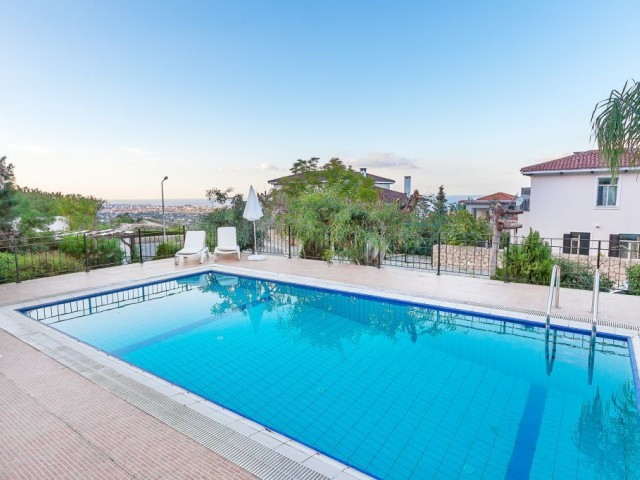 Turkish Title 3 Bedroom Villa with Superb Sea Views and Private Pool in Savyon Village, Catalkoy