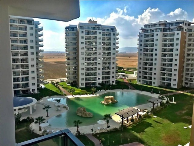 LONG BEACH CESAR RESORT DE SATILIK FULL ESYALI 1+1 DAIRE -  FOR SALE 1+1 APARTMENT IN CESAR RESORT WITH SEA VIEW