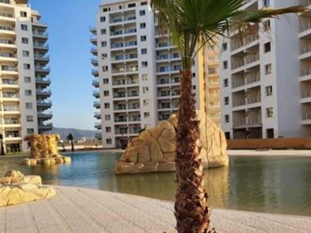 LONG BEACH CESAR RESORT DE SATILIK FULL ESYALI 1+1 DAIRE -  FOR SALE 1+1 APARTMENT IN CESAR RESORT WITH SEA VIEW