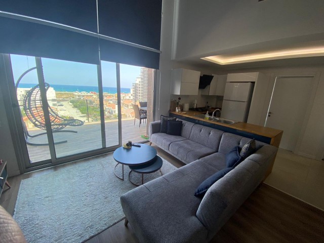 LONG BEACH PENTHOUSE 2+1 WOHNUNG MIT UNUNTERBROCHENEM MEERBLICK ZU VERKAUFEN