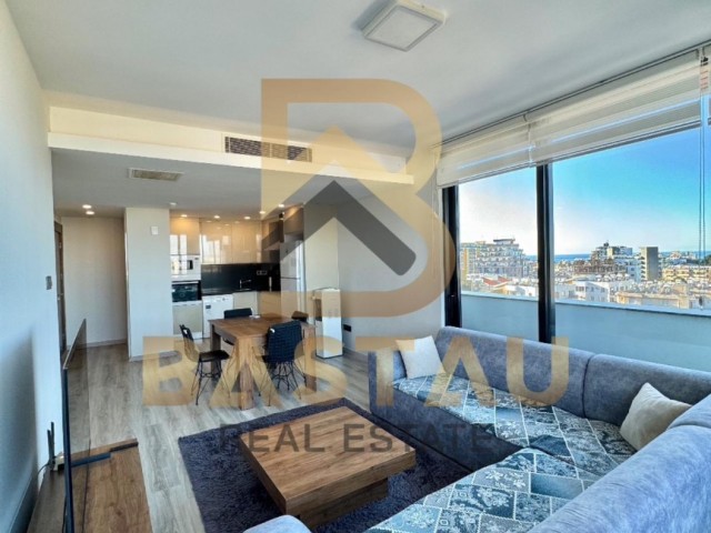 2+1 Sea View Flat in Ultra Lux site in Kyrenia Center