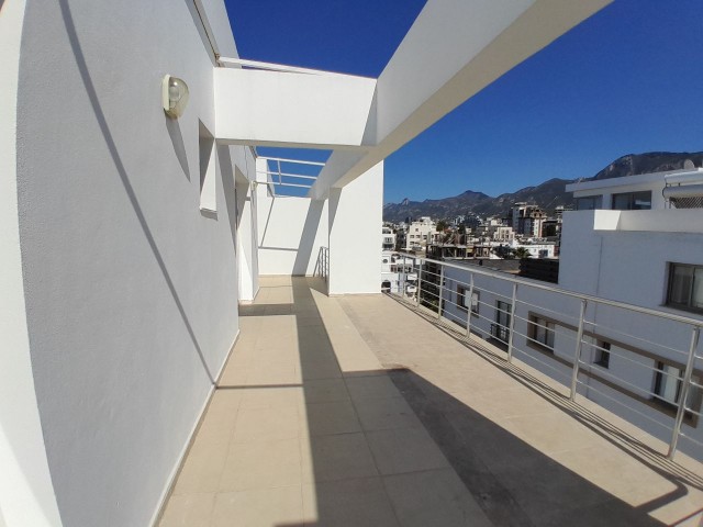 2+1 PENTHOUSE FOR SALE WITH MOUNTAIN AND SEA VIEW IN THE CENTER OF KYRENIA