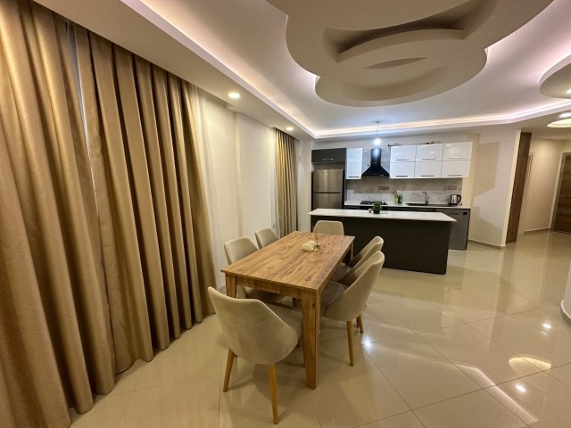 Furnished luxury 3+1 flat for rent in Kyrenia center