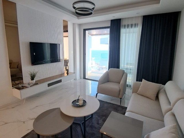 İskele Long Beach Panorama full deniz ve doğa manzaralı 95 m2 1+1