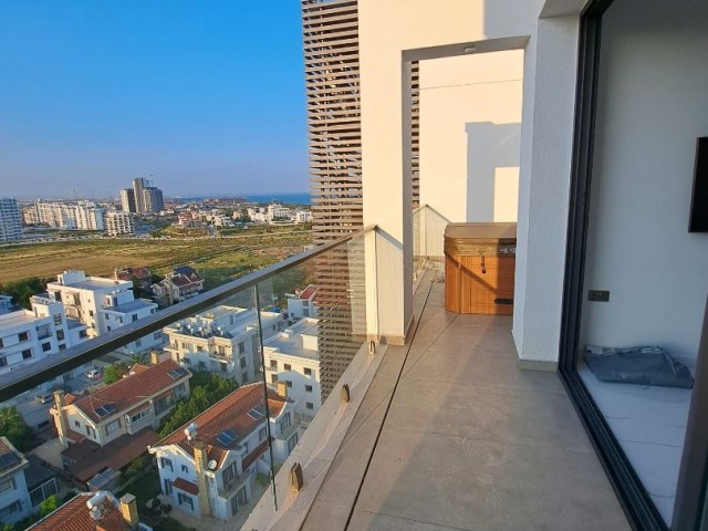 İskele Long Beach Panorama full deniz ve doğa manzaralı 95 m2 1+1