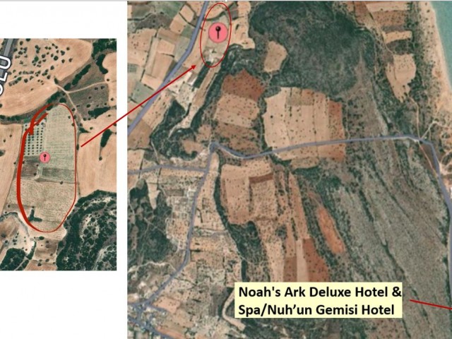 35 102 m2 großes Grundstück zum Verkauf im Dorf Pamuklu (Iskele, TRNC).