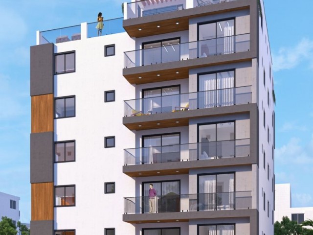 Verkauf einer neuen 1+1-Wohnung in Iskele, Long Beach