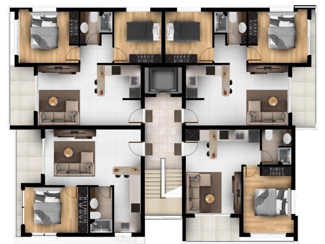 Long Beach İskele'de yeni 1+1 satışı