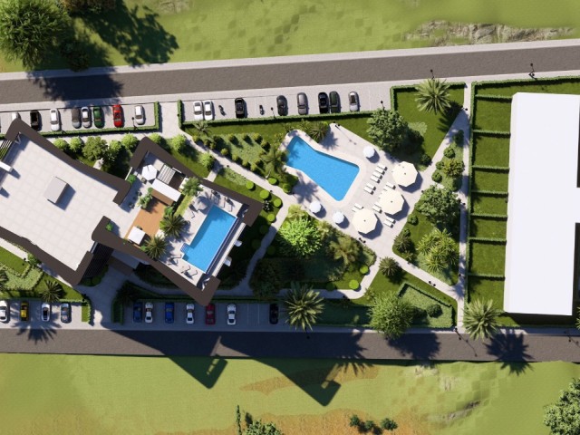 Apartment 1+1 In Infinity von Isatis Company mit einem riesigen Garten und Zugang zum Pool