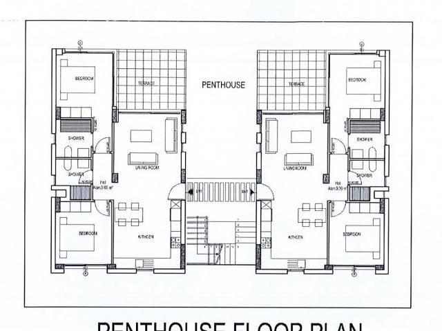 Satılık 2+1 penthouse, Tatlısu, Kuzey Kıbrıs