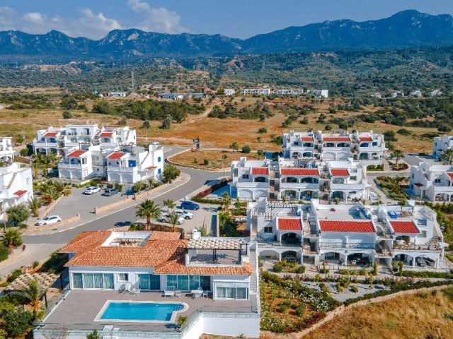 3+1  Seafront garden apartment  for sale, Esentepe, North Cyprus