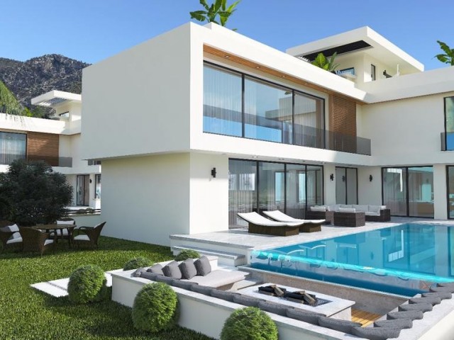 4+1 lüks villa  deniz ve dağ manzaralı.