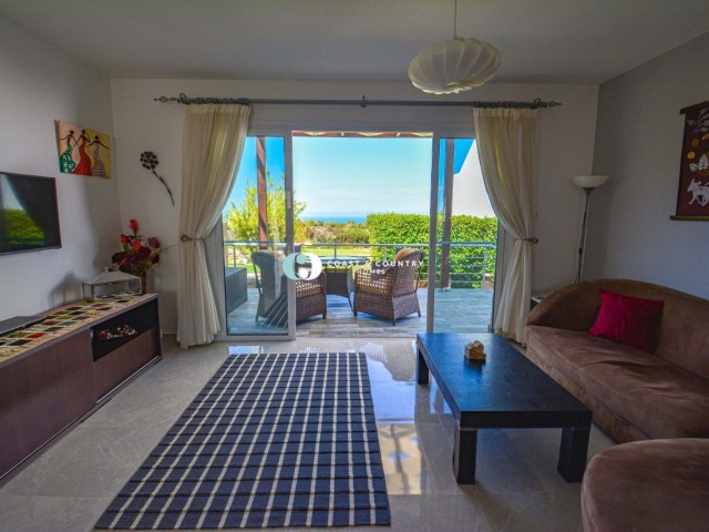 Sole agency * Sea view 3 Bedroom Garden Apartment in Tatlisu * Communal Facilities