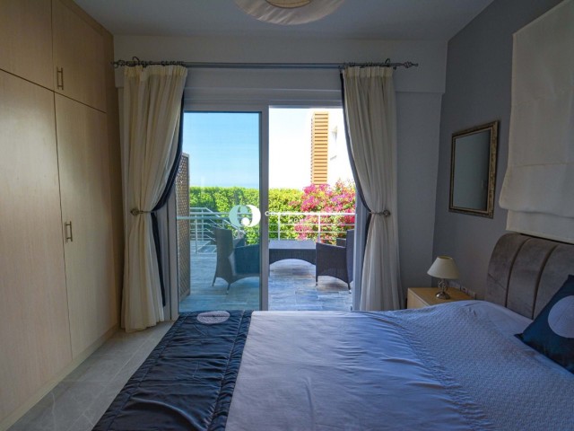Sole agency * Sea view 3 Bedroom Garden Apartment in Tatlisu * Communal Facilities