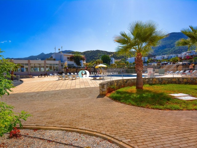 Sole agency * Sea view 3 Bedroom Garden Apartment in Tatlisu * Communal Facilities