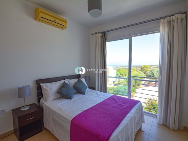 Sole Agency * Sea view 2 Bedroom Penthouse Apartment in Tatlisu * Communal Facilities