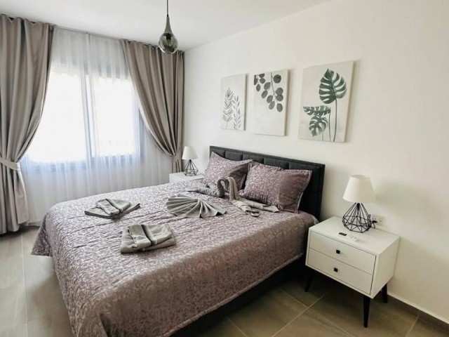 3+1 Flat for sale in Bafra with a private beach with magnificent sea view !!!