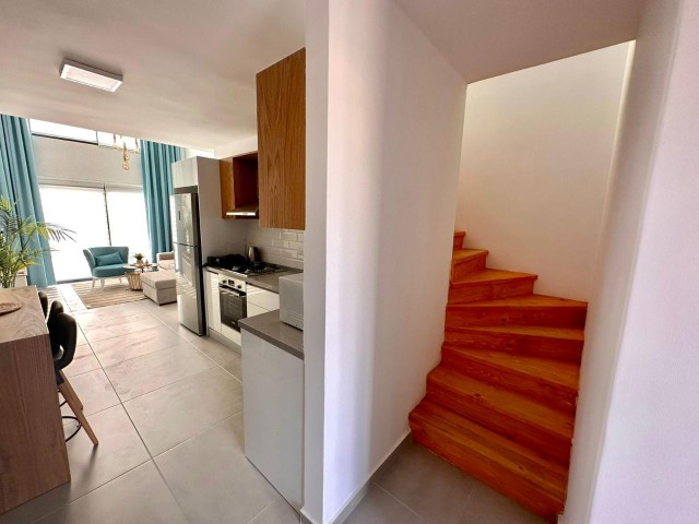 *** YEPYENİ SATILIK 1 YATAK ODALI LOFT DAİRE TAMAMEN MOBİLYALI***