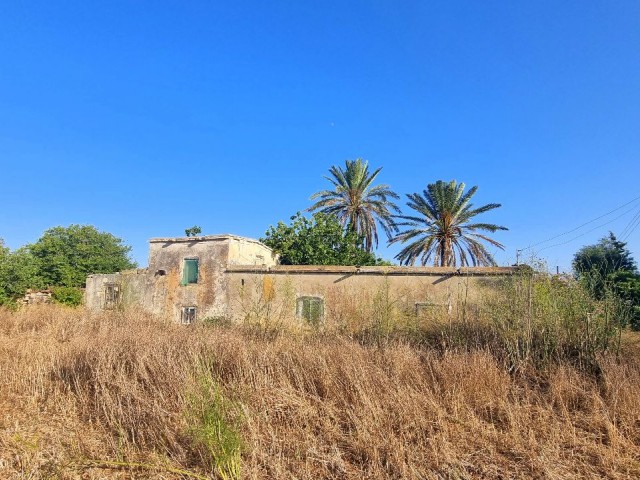 8000 M2 OF LAND, WITH %35 BUILDING PERMIT AND OLD VILLAGE HOUSE