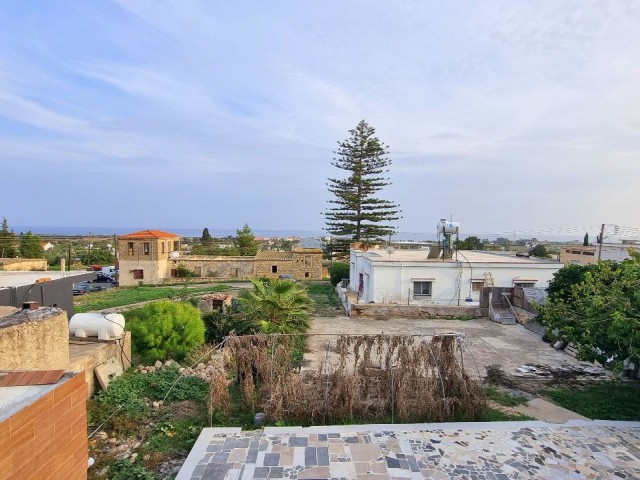 6 BEDROOM TRADITIONAL CYPRIOT VILLAGE HOUSE  WITH MESMERIZING SEA VIEW 