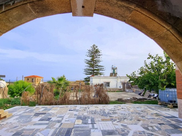 6 BEDROOM TRADITIONAL CYPRIOT VILLAGE HOUSE  WITH MESMERIZING SEA VIEW 