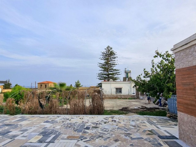 6 BEDROOM TRADITIONAL CYPRIOT VILLAGE HOUSE  WITH MESMERIZING SEA VIEW 