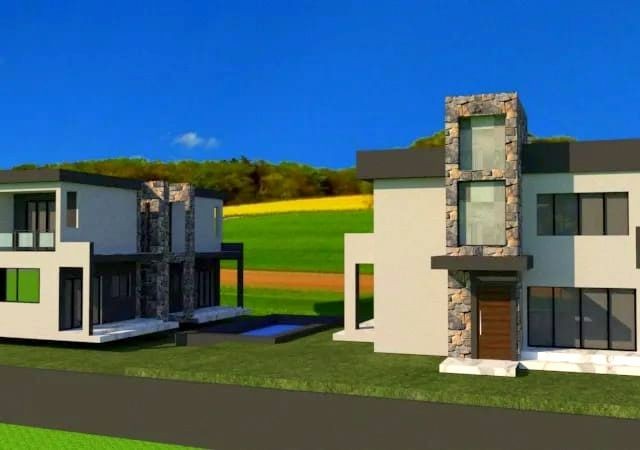 ALREADY BUILT X2 2 BED APARTMENTS + PROJECT FOR A X2 SEMI-DETACHED VILLA WITH SWIMMING POOL