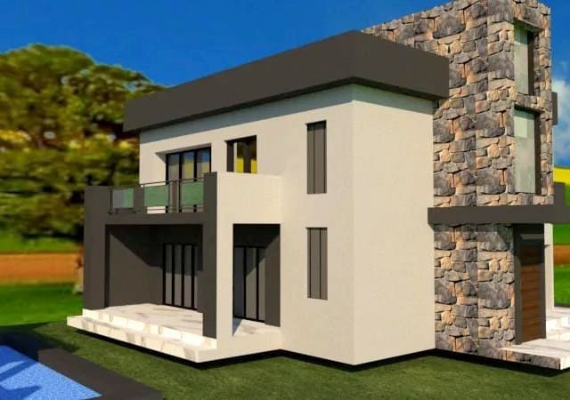 ALREADY BUILT X2 2 BED APARTMENTS + PROJECT FOR A X2 SEMI-DETACHED VILLA WITH SWIMMING POOL