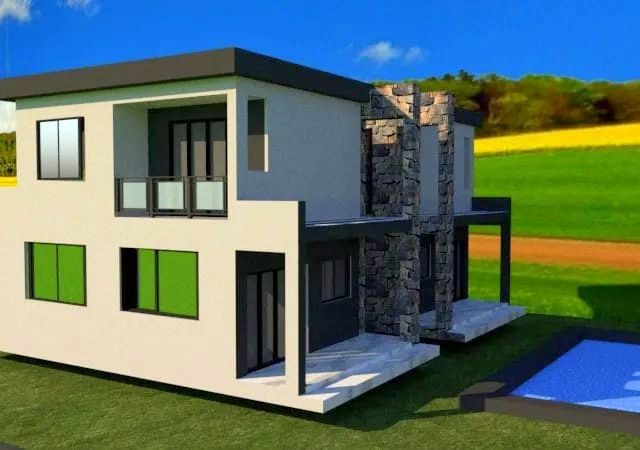 ALREADY BUILT X2 2 BED APARTMENTS + PROJECT FOR A X2 SEMI-DETACHED VILLA WITH SWIMMING POOL