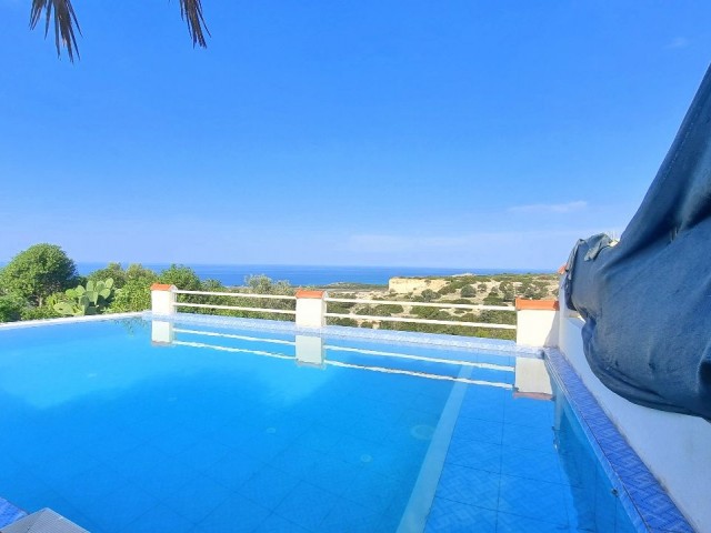 CHARMING 3 BED STONE COTTAGE ON THE CLIFF WITH POOL AND BREATHTAKING SEA VIEWS