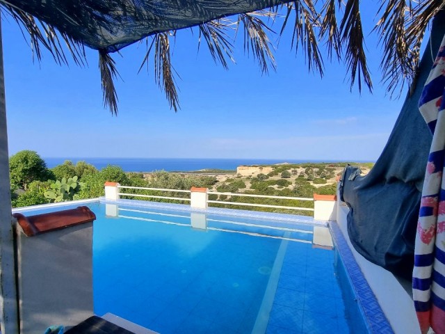 CHARMING 3 BED STONE COTTAGE ON THE CLIFF WITH POOL AND BREATHTAKING SEA VIEWS