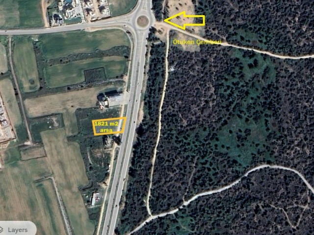 1821 m2 LAND WITH HIGH COMMERCIAL POTENTIAL IN İSKELE ANAYOLA