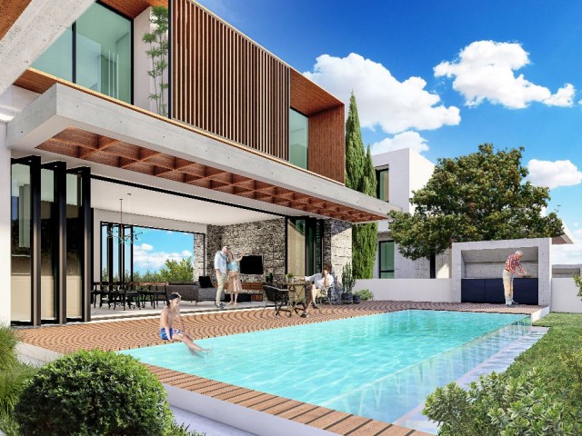 Kyrenia Ozanköy 4+1 Villas for Sale