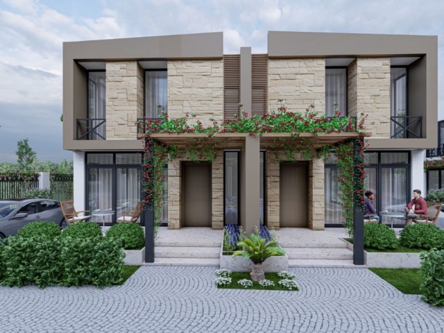 Girne, Doğanköy'de Satılık 3+1 Dubleks Villalar