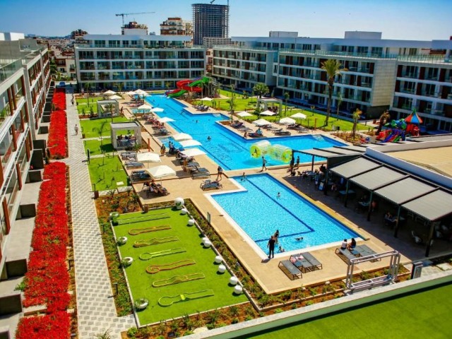 Iskele Long beach Courtyard satılık studıo daıre