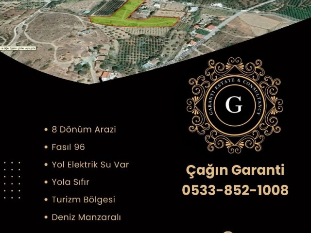 8 Hektar Land zum Verkauf in Bağlıköy, Kapitel 96