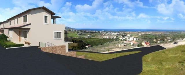 Semi-detached and Detached Villas with Unique Views for Sale in Lefke!!