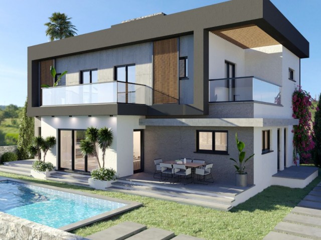 Preisnominierte Villa aus dem Projekt zum Verkauf in der Region Kyrenia/Lapta