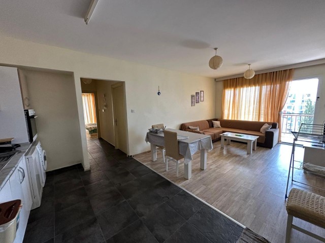 2+1 MOUNTAIN AND SEA VIEW FLAT WITH LARGE BALCONY IN THE CENTER OF KYRENIA BARIS(05338376242)