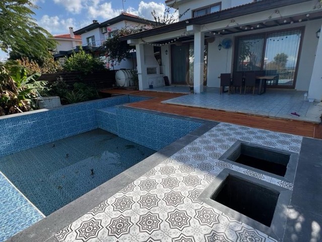 3+1 VILLA WITH PRIVATE POOL FOR RENT IN ÇATALKÖY. PEACE 05338376242
