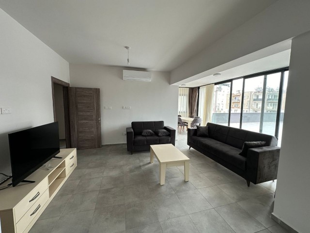 2+1 FULLY FURNISHED NEW FLAT WITH LARGE TERRACE FOR RENT IN DEREBOYU CADDESIN. PEACE 05338376242