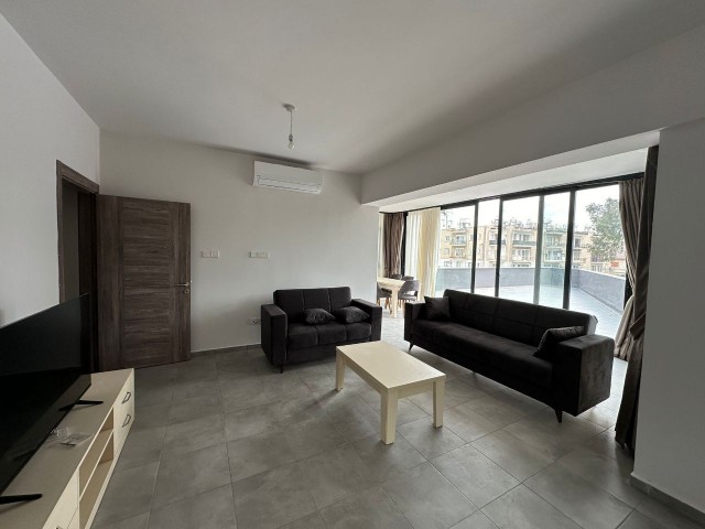 2+1 FULLY FURNISHED NEW FLAT WITH LARGE TERRACE FOR RENT IN DEREBOYU CADDESIN. PEACE 05338376242