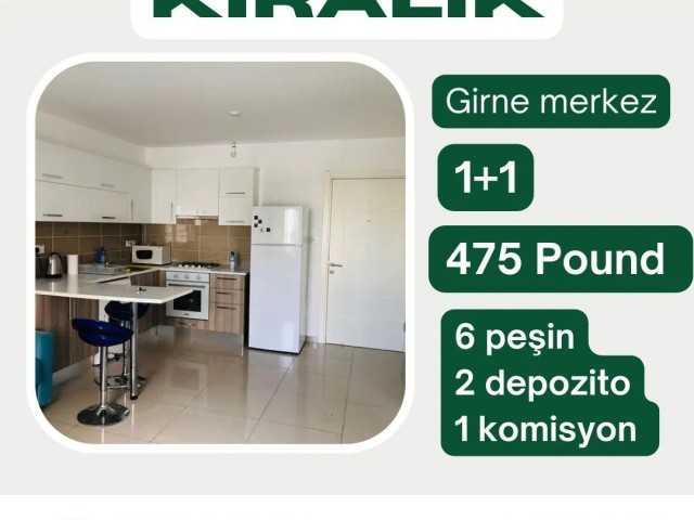 GİRNE MERKEZ KİRALIK 1+1