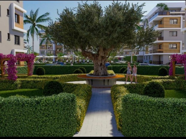 1+1 -2+1- 3+1 flats for sale in Famagusta Geçitkale