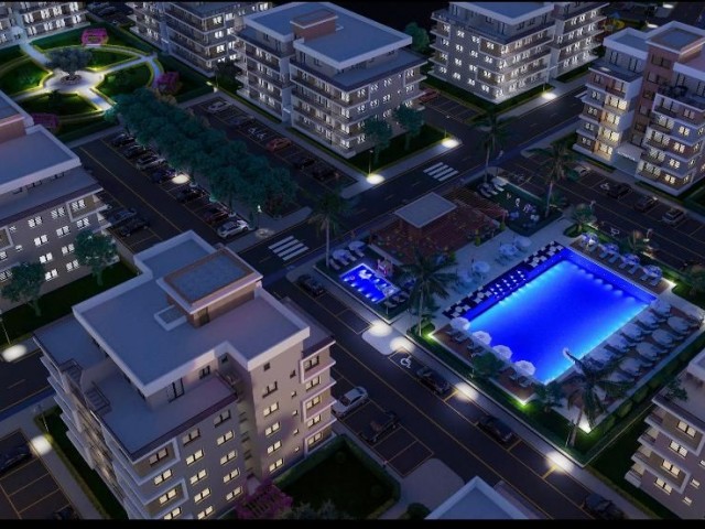 1+1 -2+1- 3+1 flats for sale in Famagusta Geçitkale