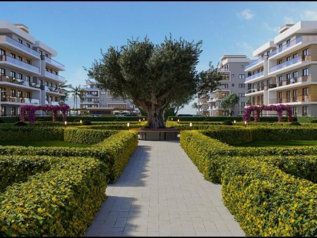 آپارتمان 1+1 -2+1- 3+1 برای فروش در Famagusta Geçitkale